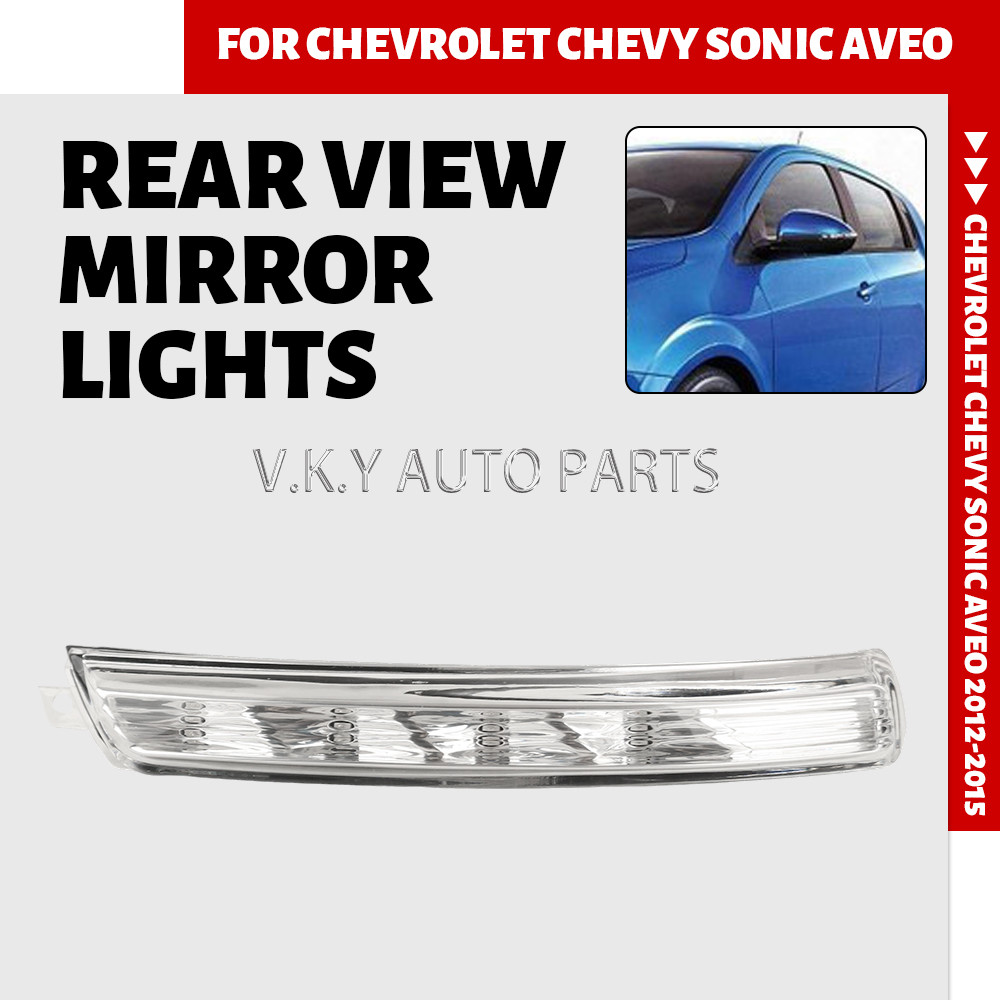 Lampu Sein Spion LED untuk Chevrolet Chevy Sonic Aveo 2012-2015