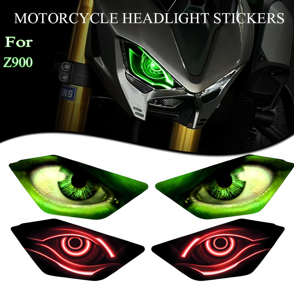 Headlight Sticker Waterproof Motorcycle Decals For Kawasaki Z900 Z 900 Accessories 2025 Head Light M