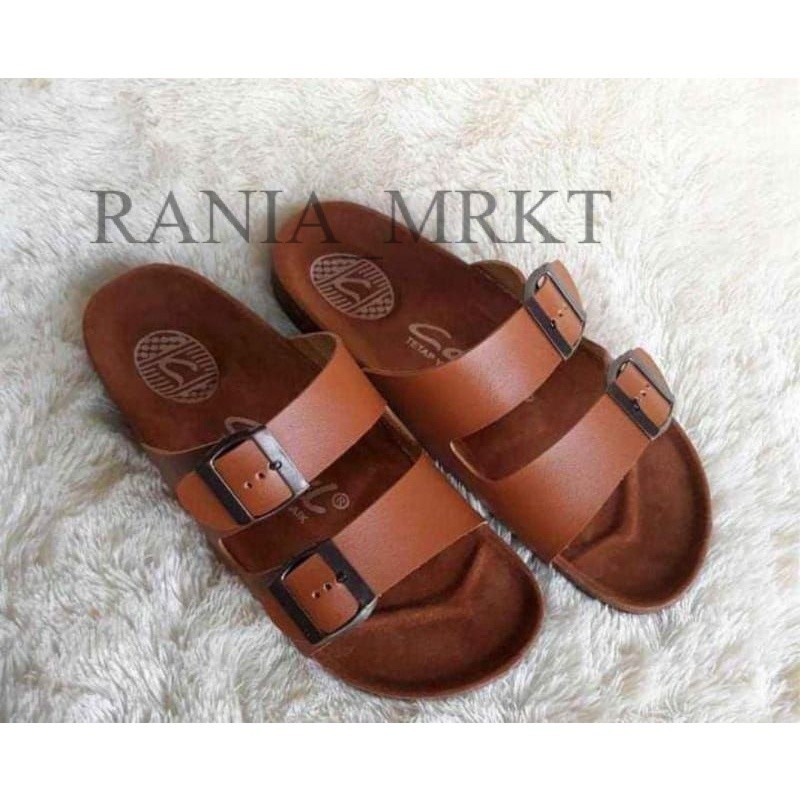 COD READY STOK SEPATU SANDAL PUYUH ORIGINAL PRIA WANITA SANDAL CASUAL PRIA KULIT + BOX JEPIT SLOP SL