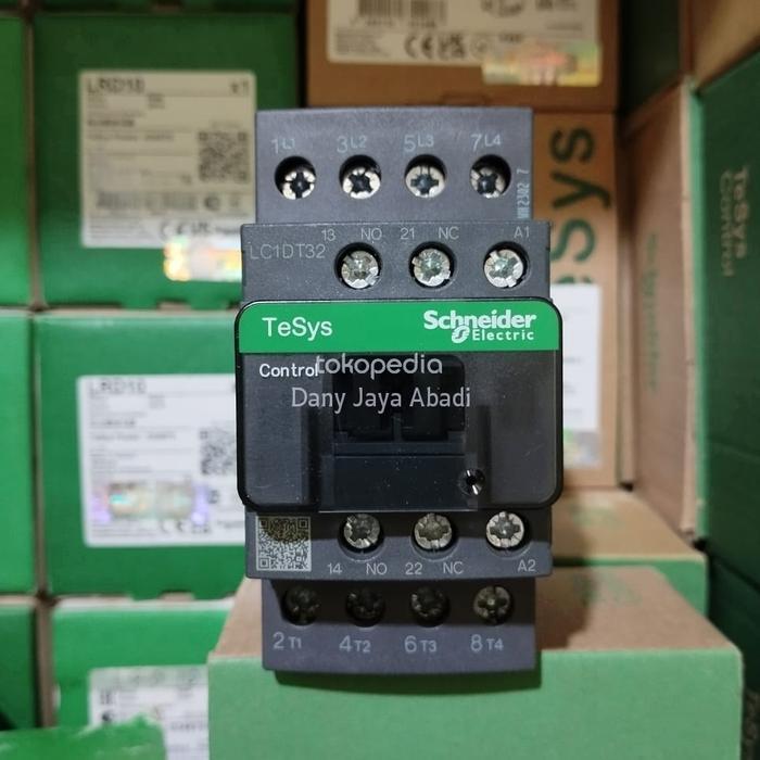 kontaktor schneider LC1DT32M7 4P=4NO 32A 220V 7.5KW