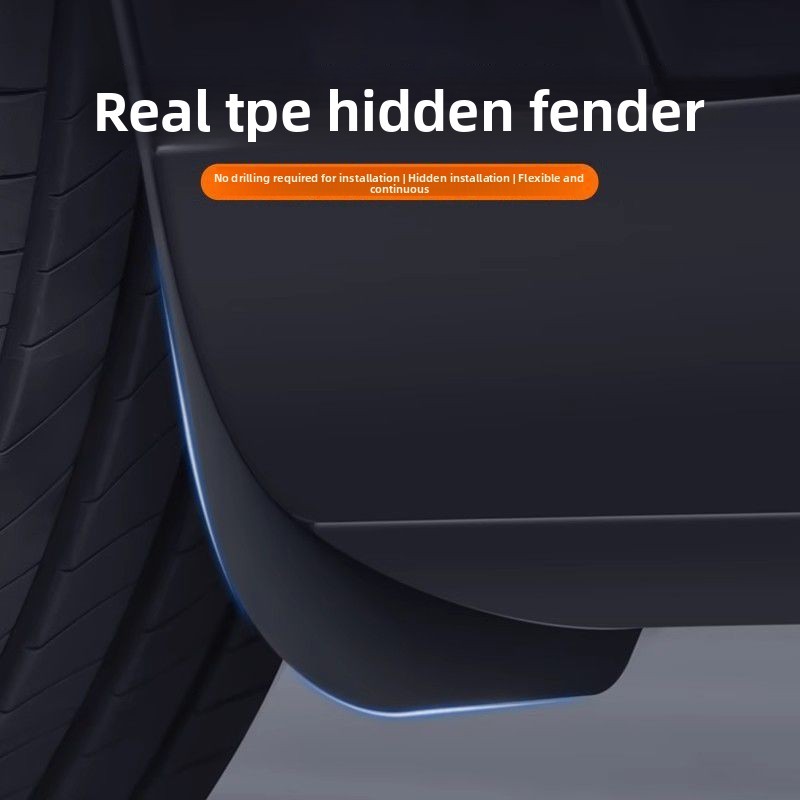For Tesla 2021-2024 Model Y Fender Car Tire TPE Parts