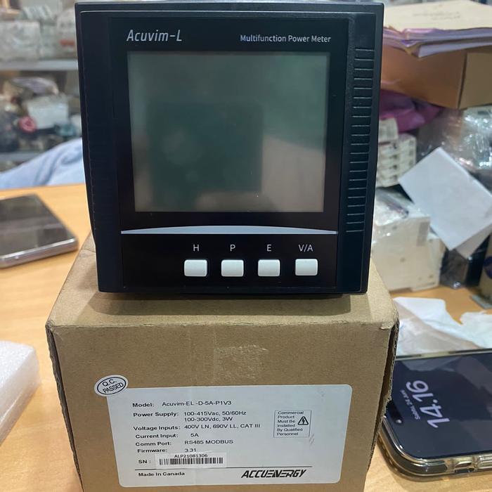 ACUVIM-L MULTIFUNCTION POWER METER ACUVIM-EL-D-5A-P1V3