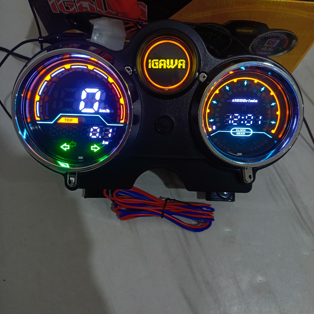 Speedometer Digital Ninja RX King Kilometer Set Kawasaki Ninja 150 R SS Yamaha RX King RXZ Spido Spe