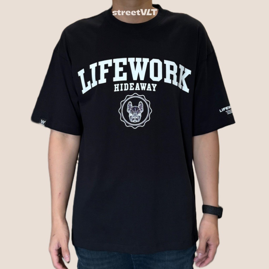 Life Work Korea University Tee 100% Original Lifework