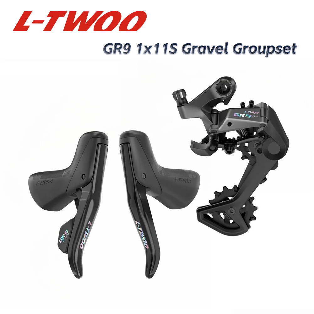 LTWOO GR9 1x11 Speed, 11s Road Groupset, Shifter R/L + Pemindah Gigi Belakang, untuk sepeda gravel d