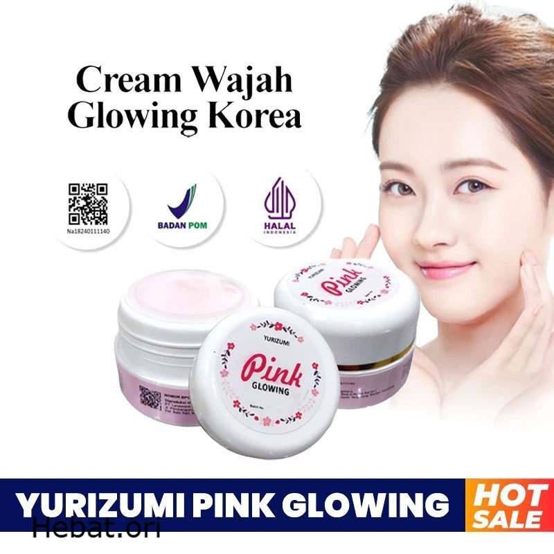 [BPOM] YURIZUMI Jelly Glowing Pink Cream Original Krim Wajah Jelly Glowing Pink Mencerahkan 10gr