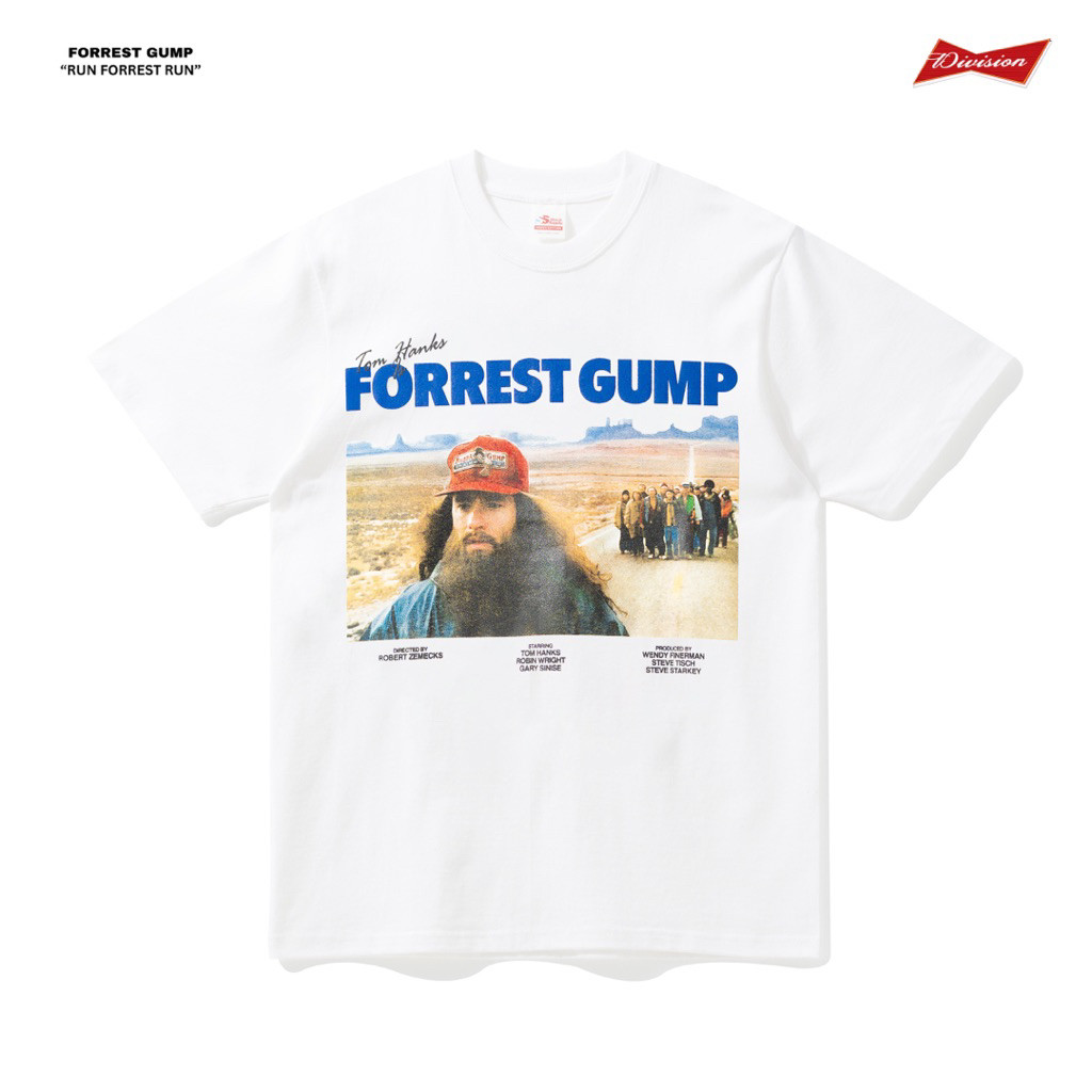 Forrest Gump - Run Forrest Run Tshirt - White | Baju Film