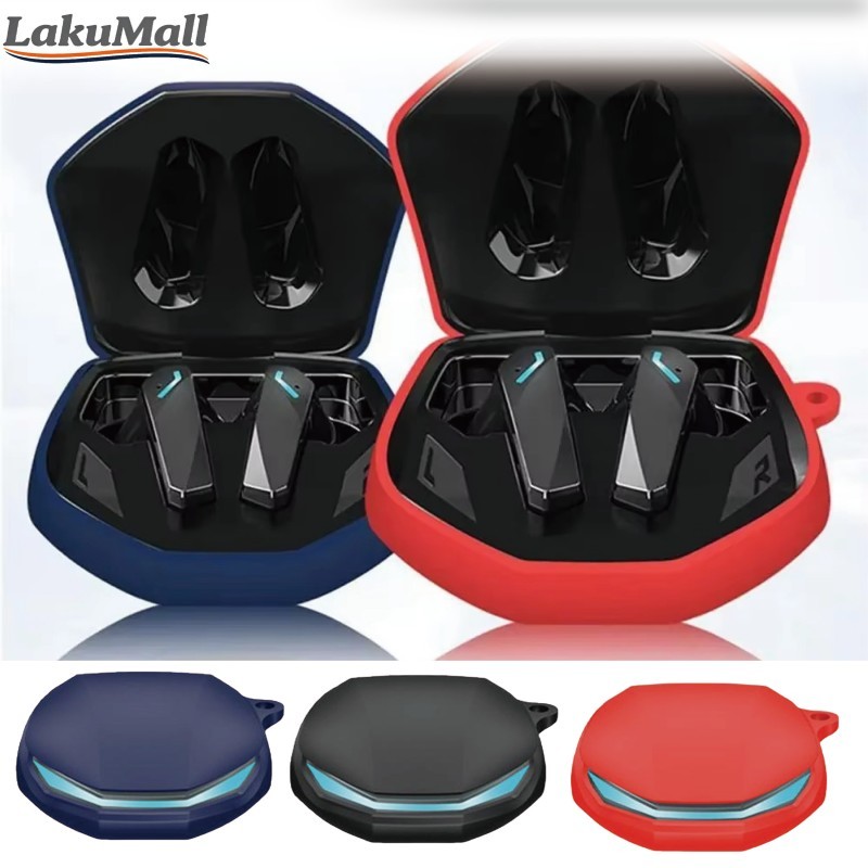 ​​Pelindung Monster X Lenovo GM2 Pro Case Silikon Hardcase Shockproof untuk TWS Earphone Lenovo GM2 