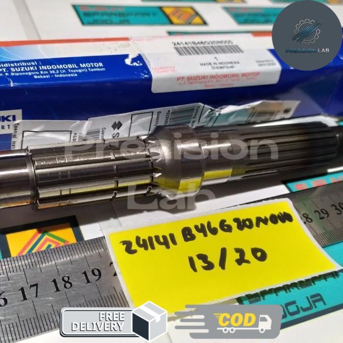 P.Lab- 24141B46G20N000 Shaft As Output Gardan Mata 13-20 Suzuki Spin 125 Original