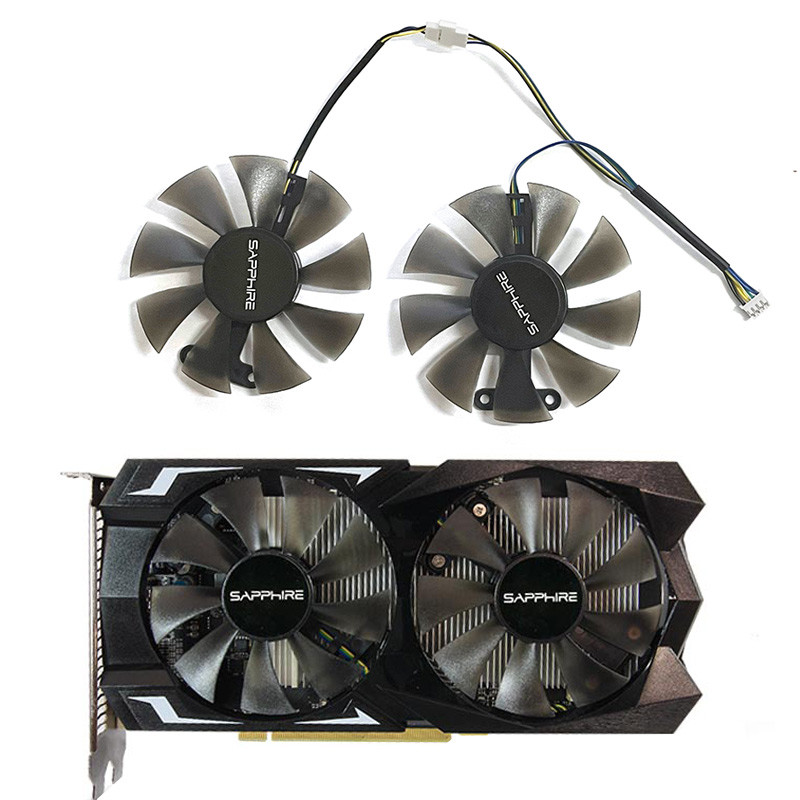 GA91S2H 4PIN 85MM DC 12V 0.35A RX 560 GPU Cooler For Sapphire RX560 RX 460 550 Graphics Card Replace
