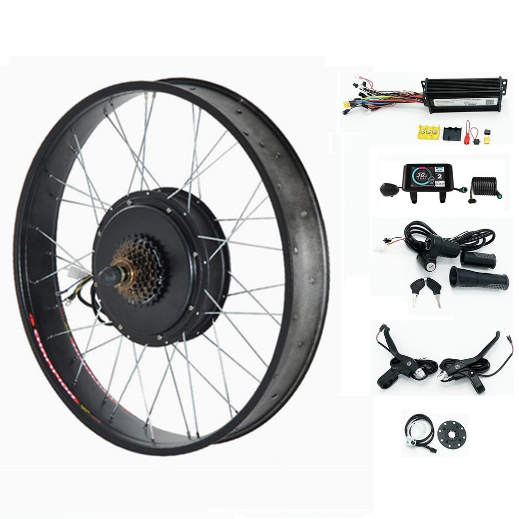 48V52V60V 1500W Powerful eBike Electric bike Fat Wheel Conversion Kits 202426x40 with 3mode controll