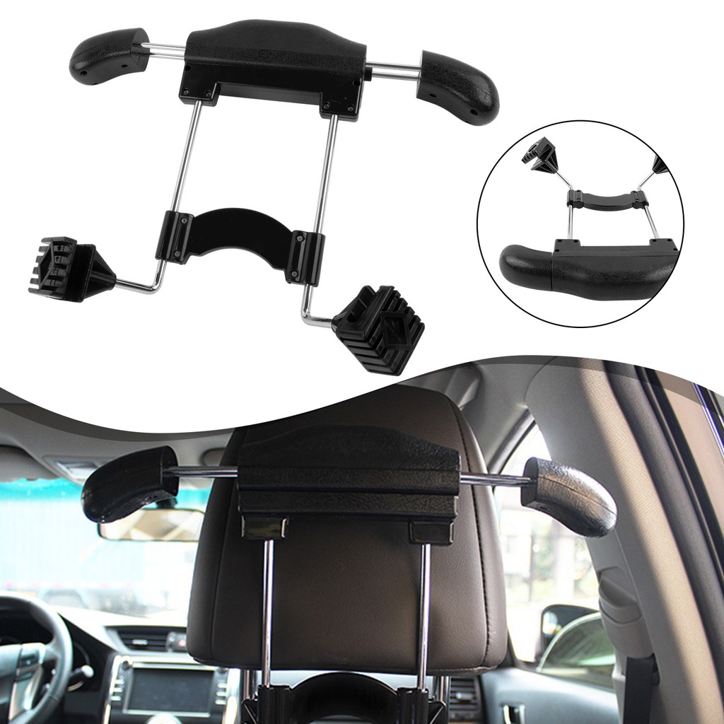 Multi Functional Car Hanger Imitation Leather Clothes Support for RV and Truck Prevents Wrinkles and