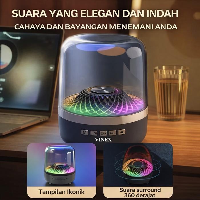 Speaker Bluetooth Portae LP-V9 Wireless Speaker with Stand