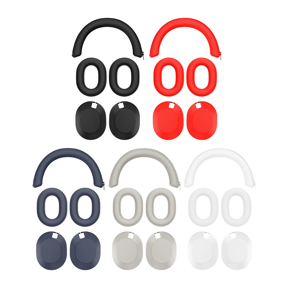 3Pcs Silicone Headphone Cover Anti-Fall Replacement Headphone Pads Wear Resist Headphone Ear Cushion
