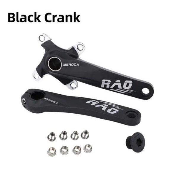 Meroca Rao Crankset HT2 BCD 104 Crank Set Hollowtech Sepeda MTB BMX Hitam - Crank Saja