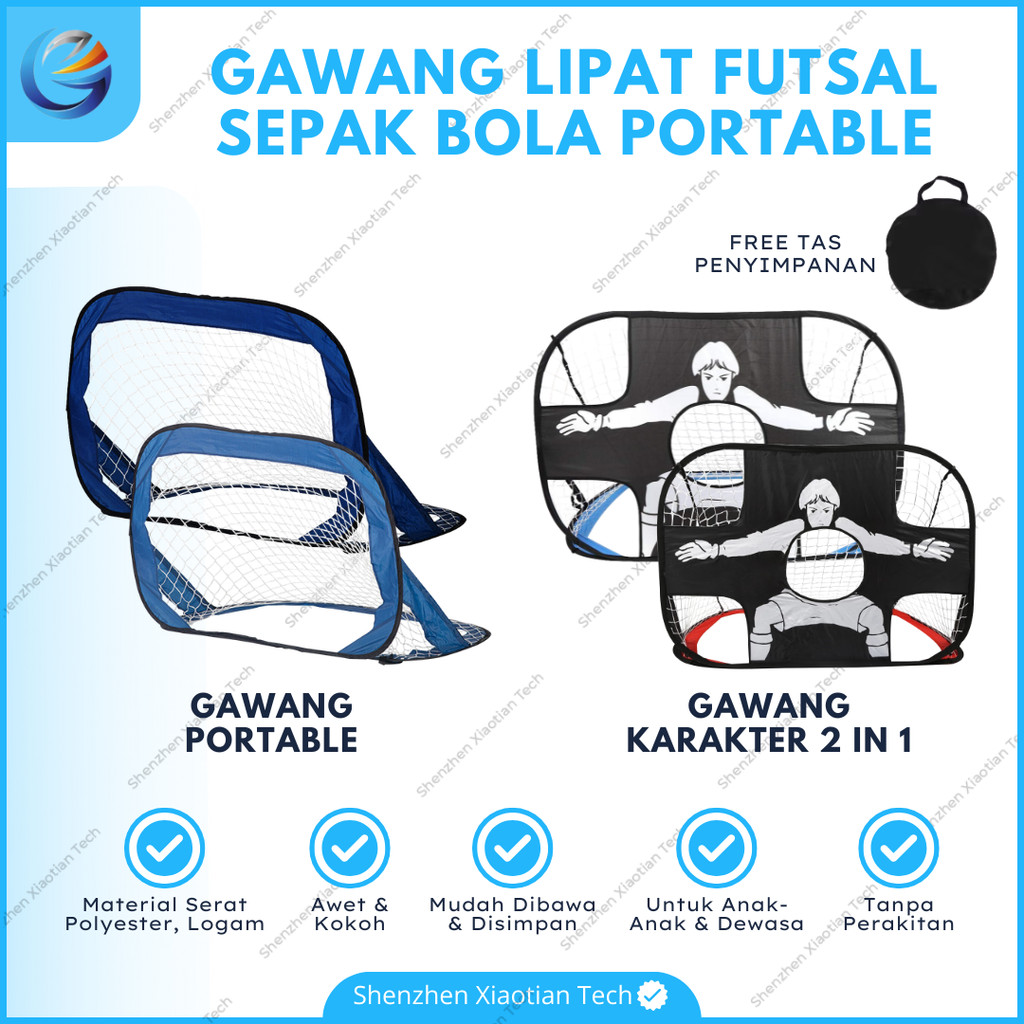 Gawang Bola Anak | Gawang Bola Mini | Gawang Futsal Portable | Soocer Goal Football | Gawang Sepak B