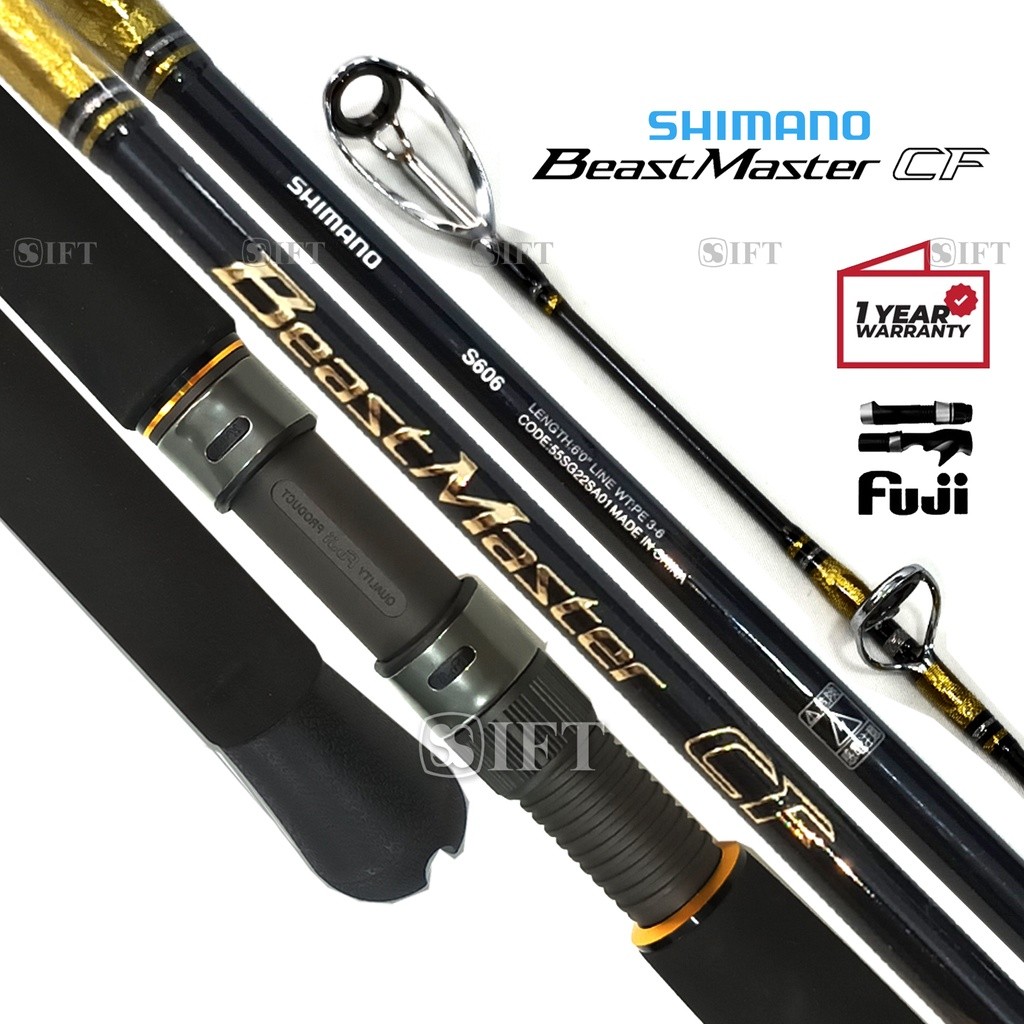 Joran SHIMANO BEAST MASTER CF [2022] Fuji Reel Seat | PE 3-6 | Dasaran | SM Store