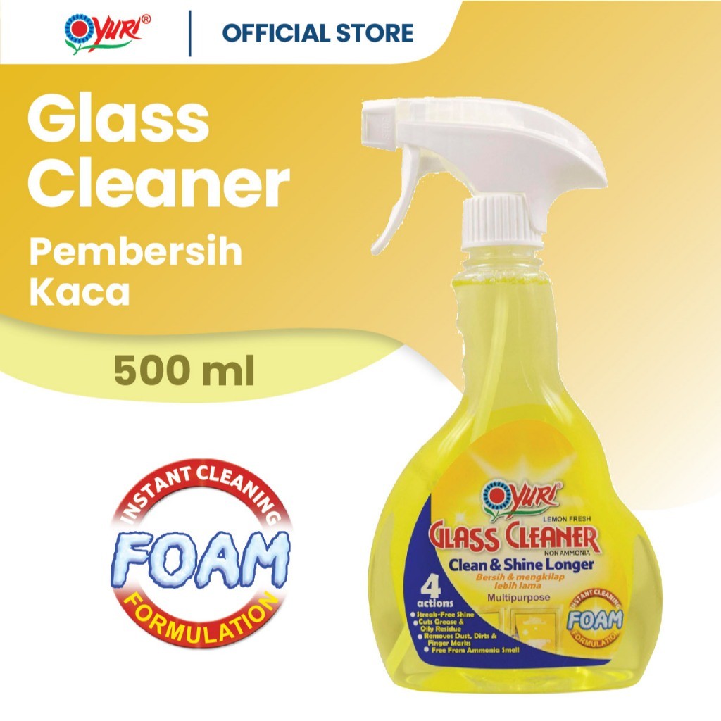 Yuri Glass Cleaner Pembersih Kaca 500 ml