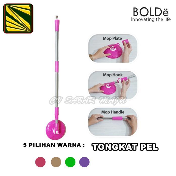 Bolde Tongkat Pel Untuk Semua Tipe Bolde / Super Mop / Spray Mop / Tongkat / Gagang Pel Bolde Kain L