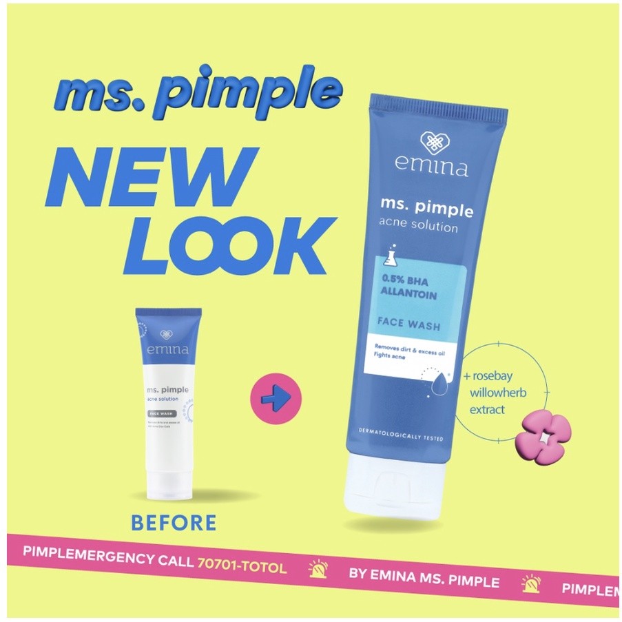 Emina Ms. Pimple Acne Solution Face Wash - 50ml