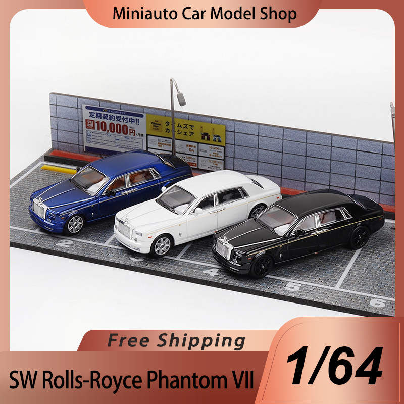New Product In Stock Sw 1:64 Rolls-Royce Phantom Vii Alloy Miniature Diecast Model Rolls-Royce Ornam