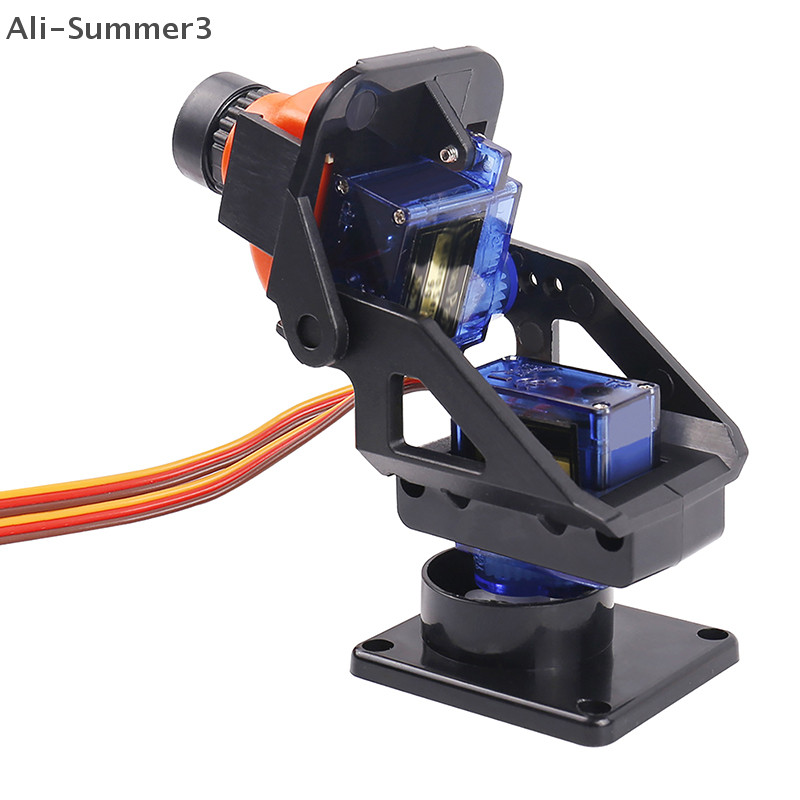 1Set SG90 MG90s 9g Steering Gear Pan Tilt Two Axis PTZ Ultrasonic Aerial Model Camera Mount FPV Gimb