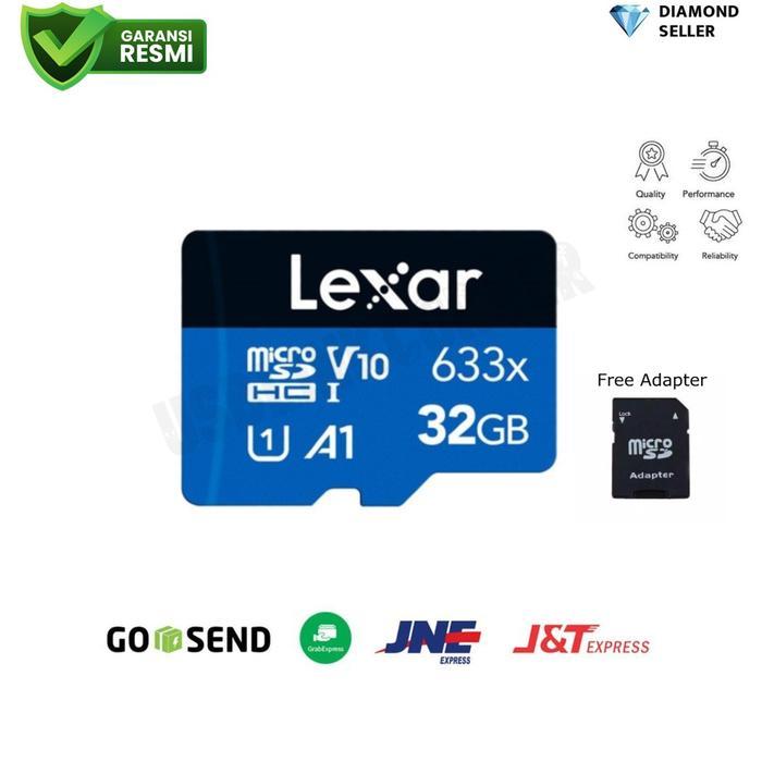 LEXAR Microsd / Micro SD Card 32GB 95MBps Class 10