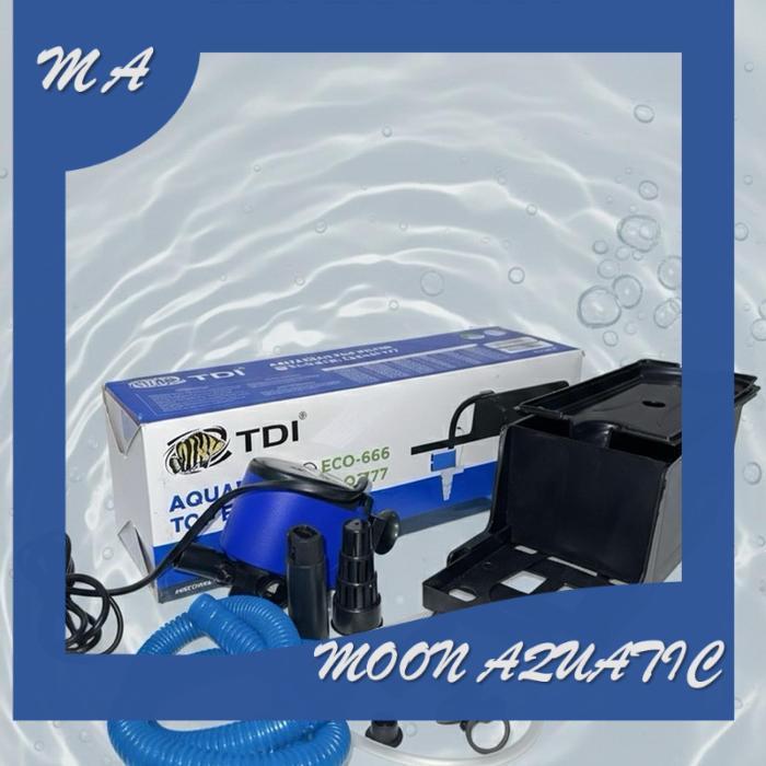 top filter gantung aquarium filter atas aquarium TDI ECO 777 untuk aquarium 60 cm - 75 cm TIGER DATZ