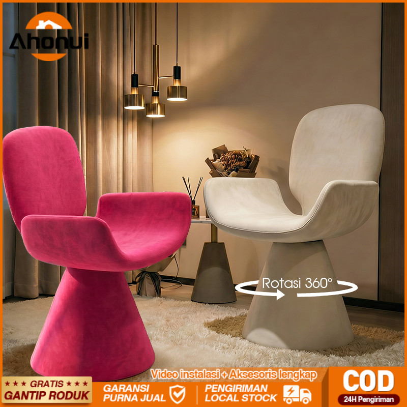 360° Rotasi Kursi Meja Rias/Makeup Stool Kursi /Sofa Puff Stool Bulat/Sofa Kursi Estetik/Sofa Chair 