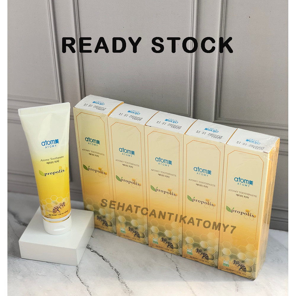 ATOMY Toothpaste propolis 200gr 1 set isi 5 | atomy odol | pasta gigi