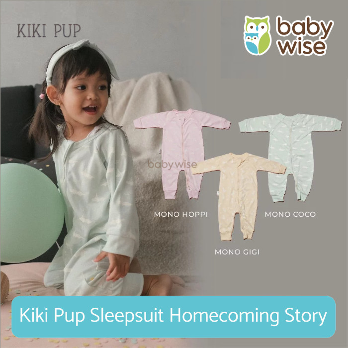 Kiki Pup Sleepsuit Homecoming Story - Jumper Bayi