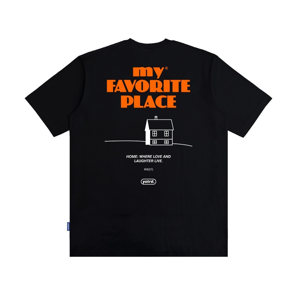 Yesterday – Baju Kaos Distro Pria Original T-Shirt Pria Cowok Keren Home Hitam Original