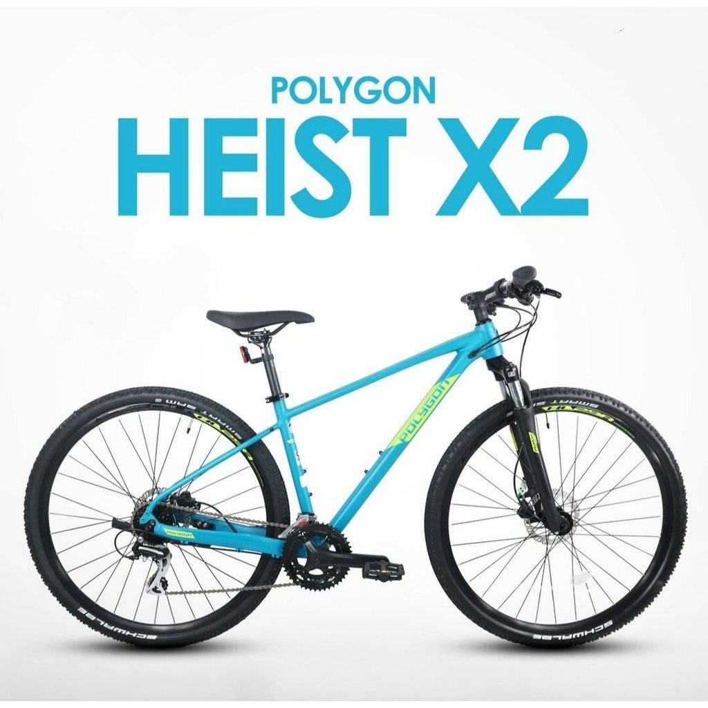 SEPEDA GUNUNG LAKI-LAKI DEWASA MTB POLYGON HEIST X2. UNIT BARU. NEW. READY STOCK. ORIGINAL 100% BERK
