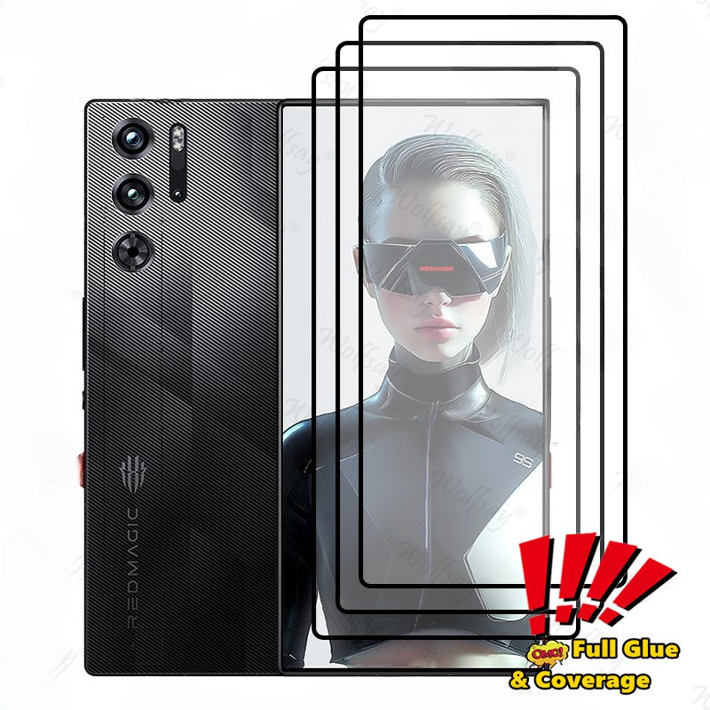 TEMPERED GLASS ZTE RED MAGIC 8S PRO / 8 PRO / 9 PRO / 6 / 6 PRO / 3 / 3S TG FULL COVER