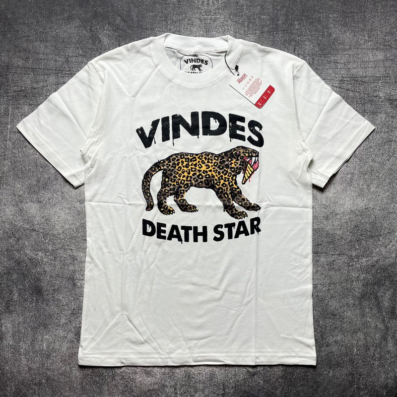 Tshirt VINDES X TEENAGE DEATH STAR - VINDES DEATH STAR WHITE