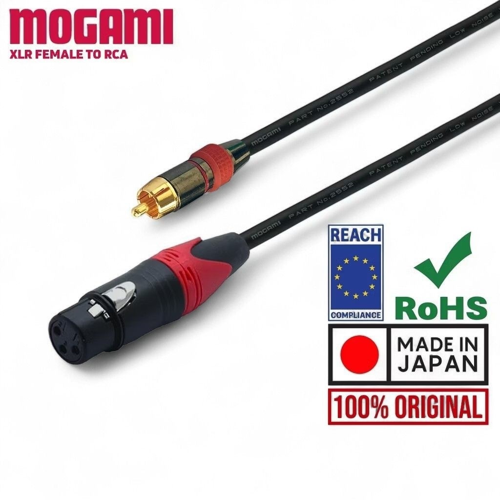 Kabel Mogami XLR to RCA - (MOGAMI, GP, XLR FE - RCA)
