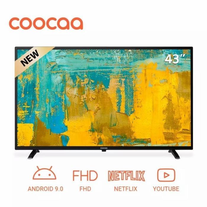 COOCAA LED TV SMART ANDROID 43S3G - 43 INCH GARANSI RESMI