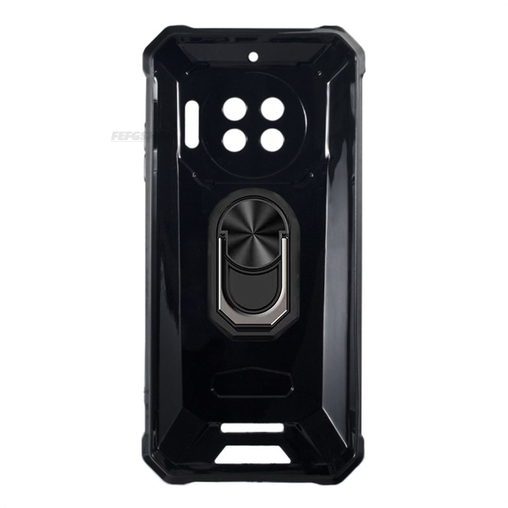 For Oukitel WP19 Pro 6.8" 2022 Back Finger Ring Soft TPU Silicone Case On OukitelWP19 WP19 Pro WP 19