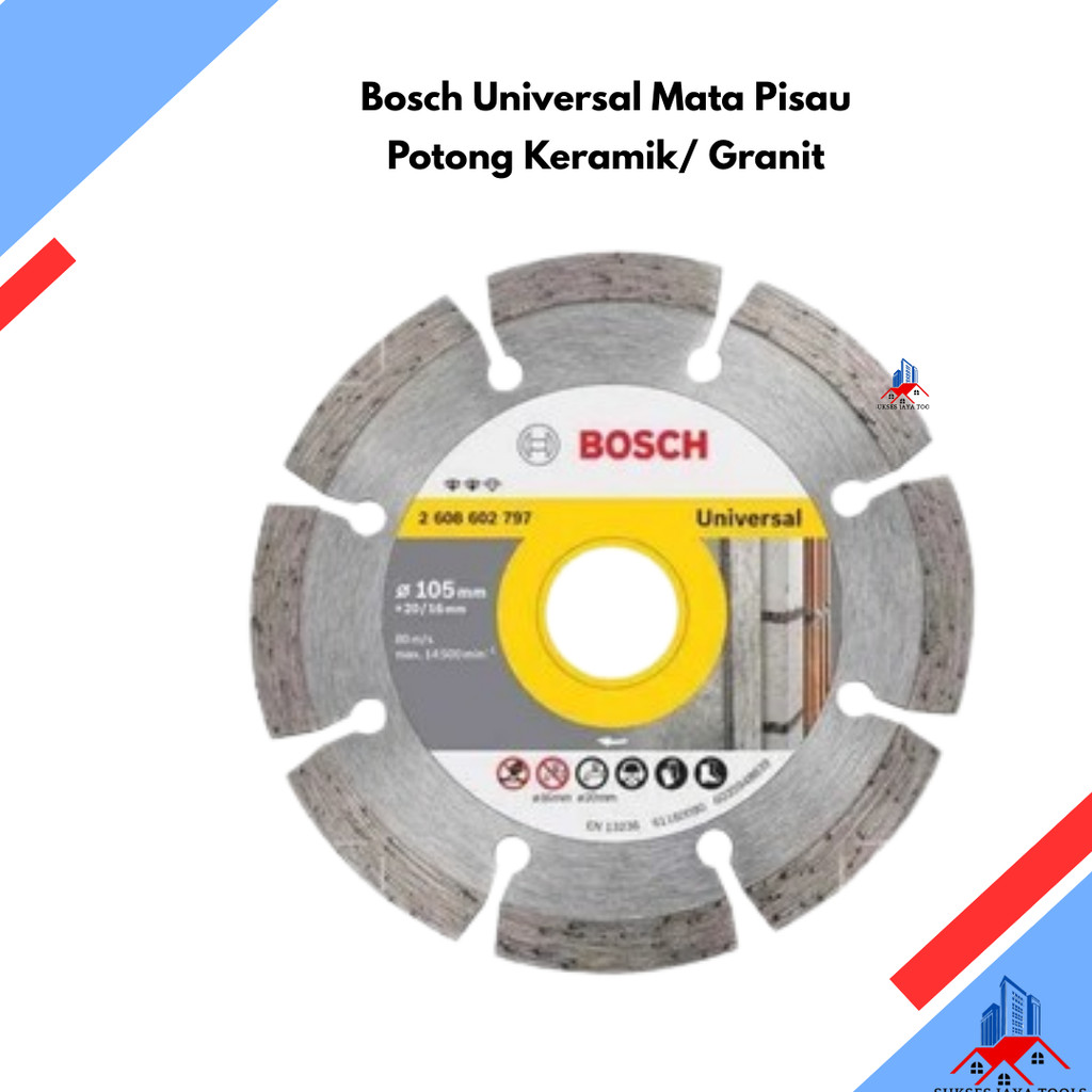 Bosch Universal Mata Pisau Potong Keramik/ Granit