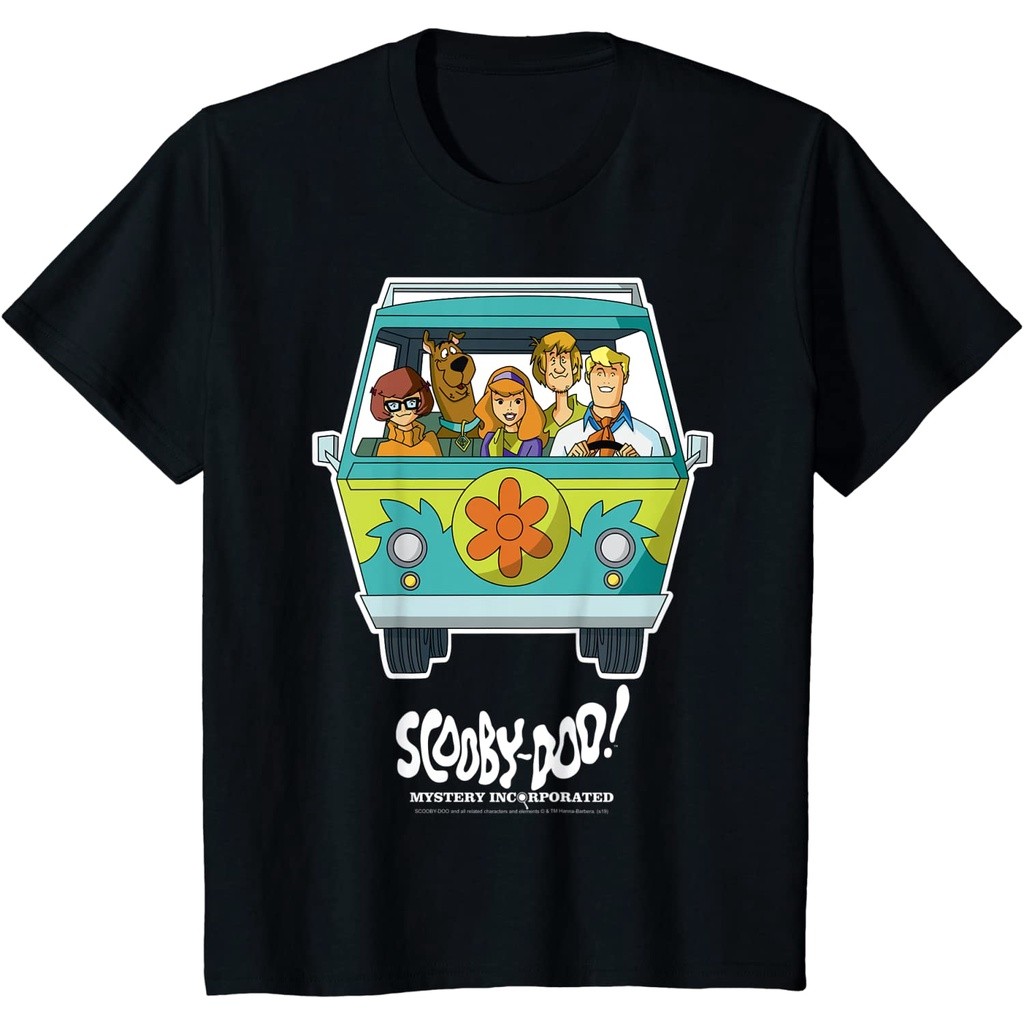 Kaos Dewasa Scooby-Doo Mystery Incorporated Mystery Machine Portrait T-Shirt - Kaos Pria - Kaos Wani