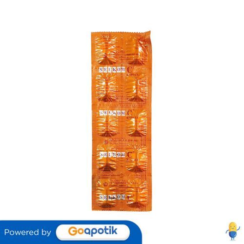 Selkom C Strip Isi 10 Kapsul