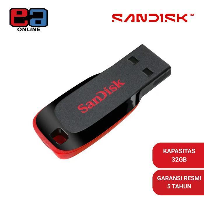 Sandisk Flashdisk Cruzer Blade - 32GB
