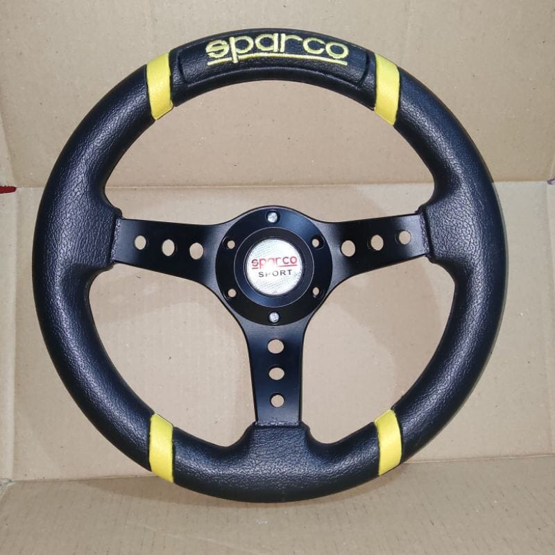 setir mobil racing 12 inci sparco