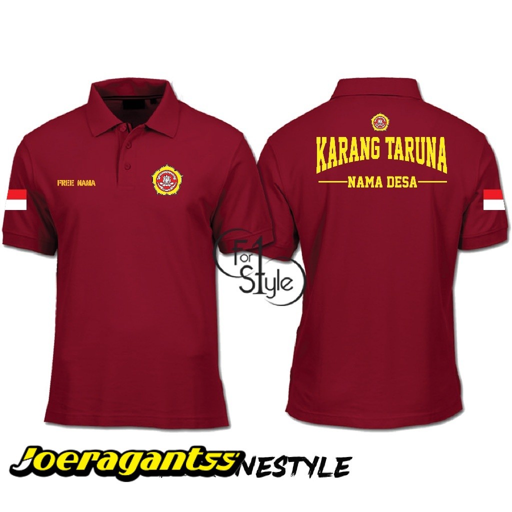 KAOS KERAH KARANG TARUNA - BAJU KERAH KARANG TARUNA - KAOS KERAH KARANG TARUNA