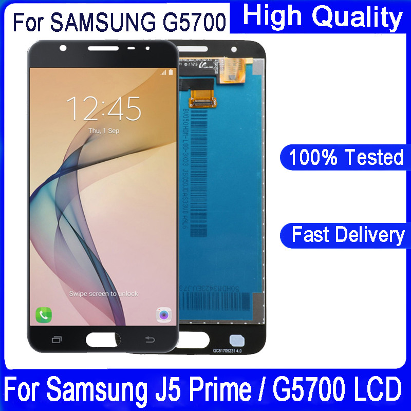 High quality 5.0”For SAMSUNG J5 Prime splay G5700 G570 ON5 2016 SM-G570F G570Y LCD splay Touch Scree