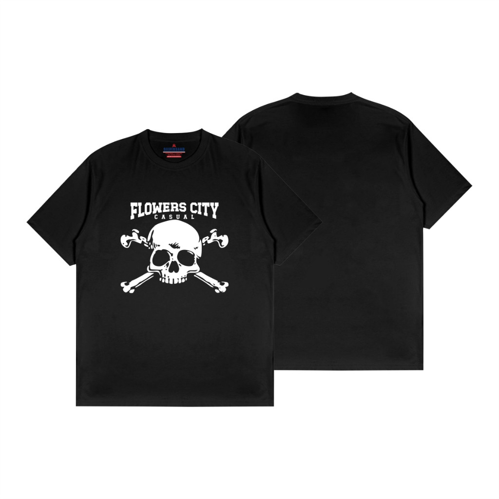 Kaos Pria Dewasa Flowers City Casual Combed 24s