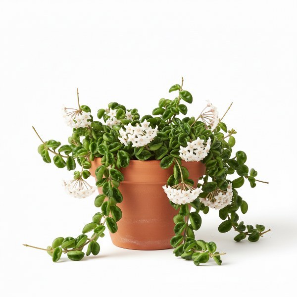 Hoya Carnosa White – Tanaman Gantung Estetik Bunga Putih Porselen- Tanaman Hias Hoya Putih / Hoya Ca