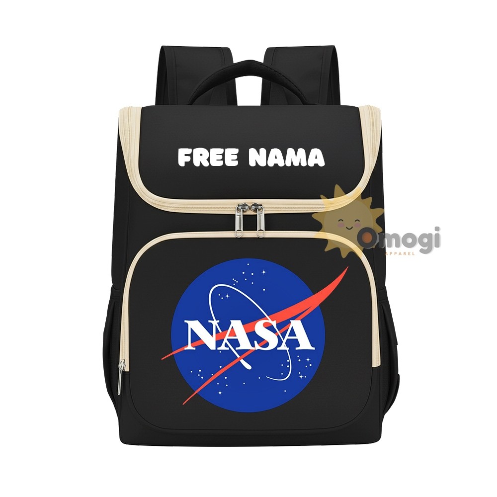 Tas Ransel Anak Motif NASA Ransel Backpack Tas Gendong Anak TK/SD Free Nama