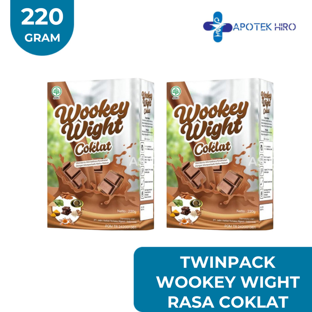 [TWINPACK] WOOKEY WEIGHT SUSU PENGGEMUK BADAN