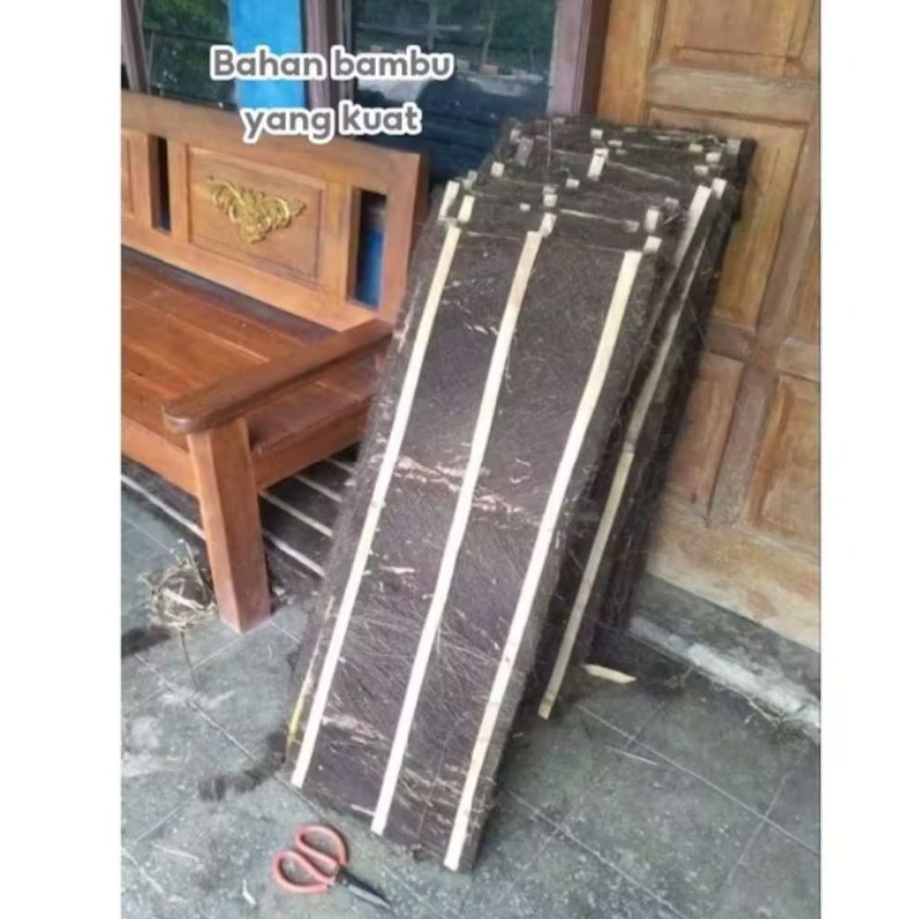 ijuk kakaban gapit 3 ijuk tempat meneteskan telur ikan ukuran 100x50cm